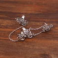 thumbnail image 2 of BELOVING Charme Feuille Strass Joint Complet Articulation Creux Doigt, 2 of 10