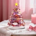 thumbnail image 4 of Christmas Tree Decorations 2D Acrylic Christmas Tree Book Stack Home Living Room Study Desktop Holiday Decorations Living Room Decor, 4 of 5