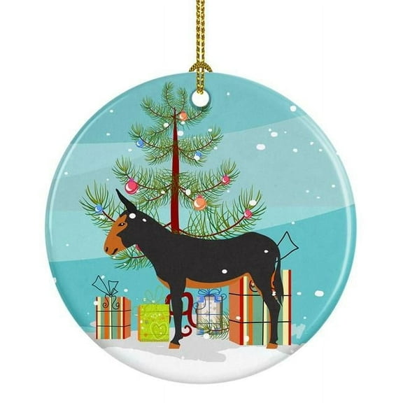 Catalan Donkey Christmas Ceramic Ornament