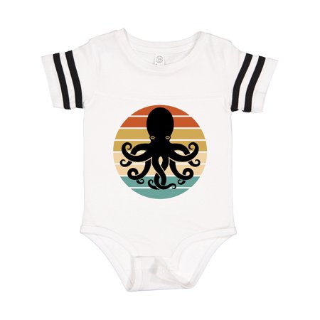 

Inktastic Octopus Retro Vintage Sunset Gift Baby Boy or Baby Girl Bodysuit