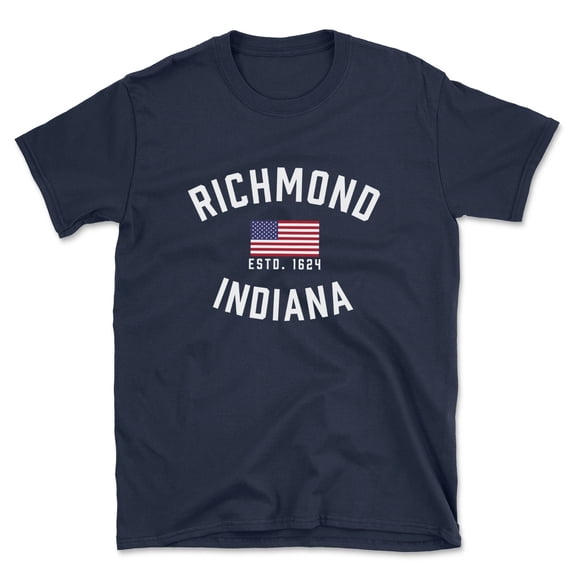 Richmond Indiana Patriot Men's Cotton T-Shirt