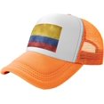 thumbnail image 1 of Flag of Colombia Mesh Back Trucker Cap Baseball Cap, 1 of 8