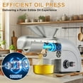 thumbnail image 4 of Nut Seeds Oil Extractor, 1800W Cold Hot Press Machine for Coconut, Cocoa Beans(Gray), 4 of 9