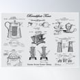 thumbnail image 2 of Breakfast Time - Vintage Patent Blueprint Art Combo Poster Wall Art, Modern Wall Decor For Living Room Bedroom, 16x24 UNFRAMED, 2 of 3