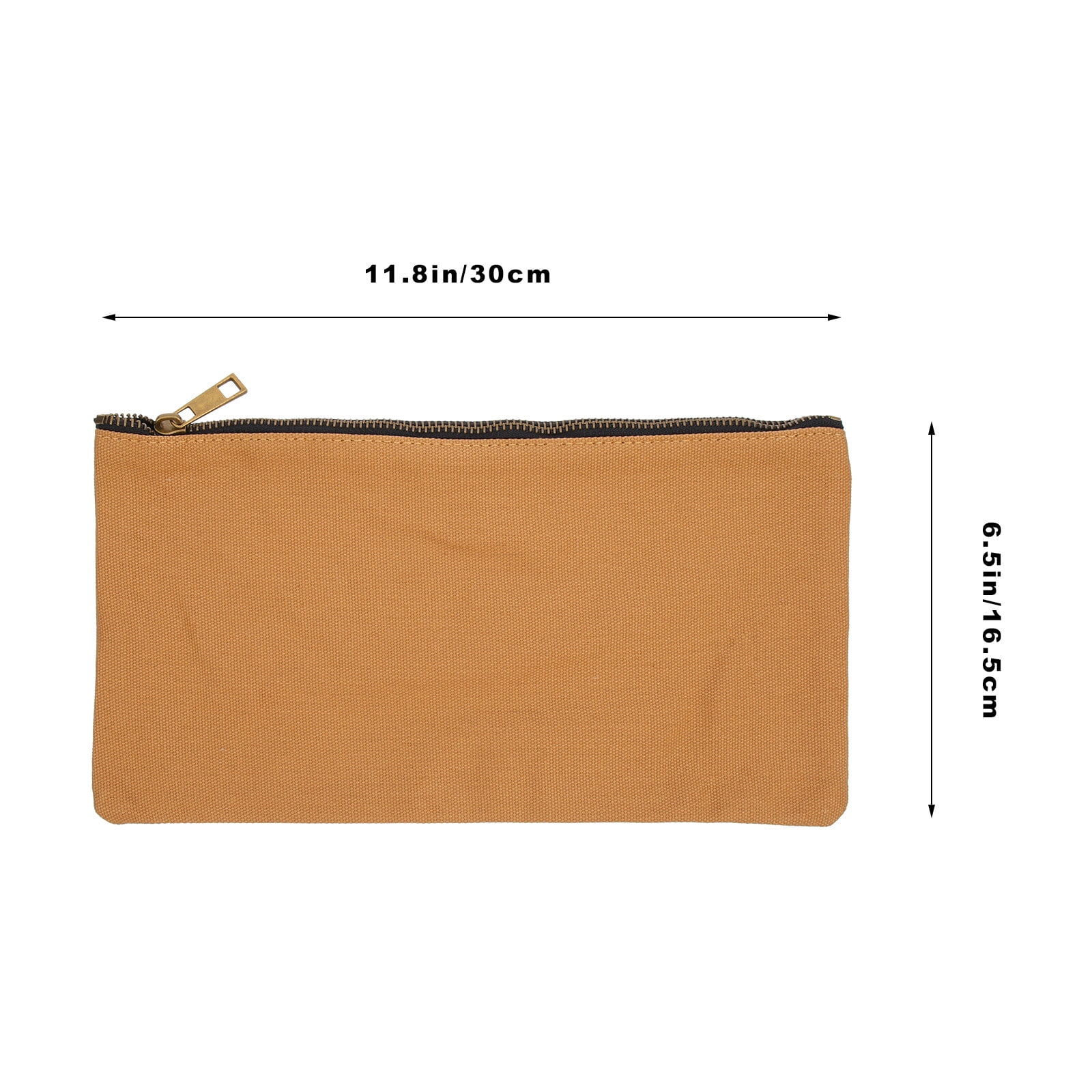 4pcs Portable Canvas Tool Bags Zipper Tool Pouch Tool Organizer Wrench Bag