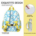 thumbnail image 5 of Boho Daisy Aesthetic Backpack - Vintage Floral Pattern, Adjustable Straps for Teens & Commuters, 5 of 5