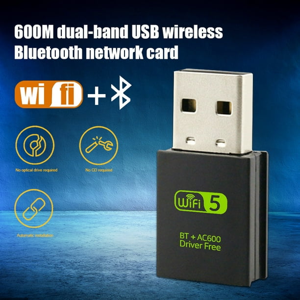 600mbps Wireless Network For Pc Drive Free Universal Dual Band Usb Wifi Adapter Walmart Com Walmart Com