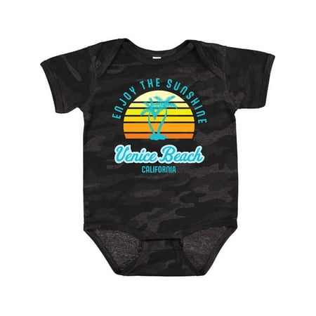 

Inktastic Summer Enjoy the Sunshine Venice Beach California in Blue Boys or Girls Baby Bodysuit