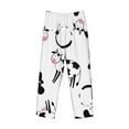 thumbnail image 4 of Balery Men'S Cute Cow And Milk Stains Pants,Sleepwear Pants,Pajama Pants,Pj Bottoms Drawstring And Pockets-X-Large, 4 of 9