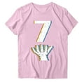 thumbnail image 2 of Ounisa Womens Tops Short Sleeve Y2K Jersey Number Graphic Oversized Crewneck T shirts Tees Casual Pullover, 2 of 3