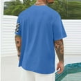 thumbnail image 4 of CYiJun American Flag Shirts for Men USA Patriotic Graphic T shirts 4th of July Memorial Day Tee Tops, 4 of 5