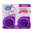 thumbnail image 1 of Pastillas limpiadoras para inodoro Great Value lavanda 2x40 g, 1 of 4