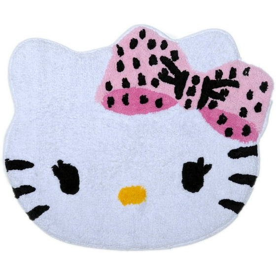 Hello Kitty Dots J'Adore Tufted Bath Rug