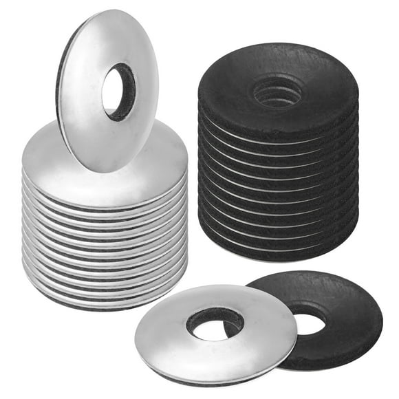 60-Pack EPDM Bonded Sealing Rubber Washers, 304 Stainless Steel 5/16" x 1" OD Neoprene Rubber Washer Gasket