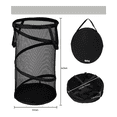 thumbnail image 5 of Cesta Plegable De Malla Para Ropa Sucia Organizador 75 L Belug Negro, 5 of 5