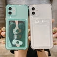 thumbnail image 2 of Funda transparente con billetera para teléfono móvil, carcasa para Poco X3 Pro, Nfc, M3, M5, X5, Xiaomi Mi 11 Lite, 5G, NE, Redmi Note 11, 9, 10, 8 Pro, 9S, 11S, 9C, 12t Fivean unisex, 2 of 2
