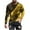 Gold, variant on Qingpeng Basic Shirts for Men Casual Round Neck Long Sleeve Slim Fit Print Shirt Pullover Shirt Top