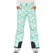 Arctix Women's Insulated Snow Pants, Summit Print Island Blue, Medium/Regular