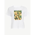 thumbnail image 4 of Free Assembly Women's Crop Box Tee with Short Sleeves, Sizes XS-XXXL, 4 of 7
