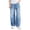 Light Blue, variant on Boys Pull On Jean Pants with Pockets Straight Leg Elastic Waist Dailywear Loose Denim Pants 7-13 Years