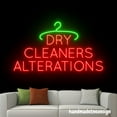 thumbnail image 4 of Handmadetneonsign Dry Cleaners Alterations Neon Sign, Clothes Wall Art Decor, Laundry Store Wall Decor 53612, 4 of 5