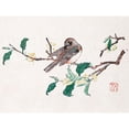 thumbnail image 2 of Zhengyan, Hu 14x12 Black Modern Framed Museum Art Print Titled - Page from Shi Zhu Zhai Preening Bird, 2 of 4