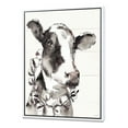 thumbnail image 1 of Portrait de Vache Vie Campagnarde - Toile Encadrée Faune, 1 of 3