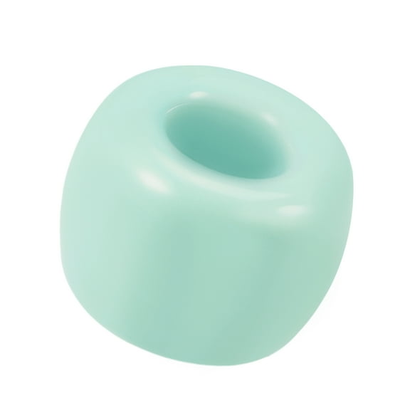Vocoste Round Mini Ceramic Electric Toothbrush Holder Green 1.65"x1.18" for Bathroom