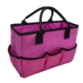 thumbnail image 1 of Sac Fourre-Tout de Rangement Pliable et Rabattable pour Bricolage, Sac à Couches pour Bébé, Doublure de Table, Pochette Organisatrice de Rangement, Sac à Main avec Poignées pour Voyage Femme Prune, 1 of 7