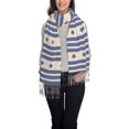 thumbnail image 2 of ZNDUO Usa Flag Stars Stripes Pattern Pashmina Shawls，Wraps Winter Warm Soft Scarf for Women, 2 of 8