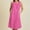 Hot Pink, variant on Yteetum Dresses for Women 2025 Cotton Linen Sleeveless Button Beach Dress with Pockets Ladies Vacation Summer Solid Color Sleeveless Hollowed Out Midi Beach Dress