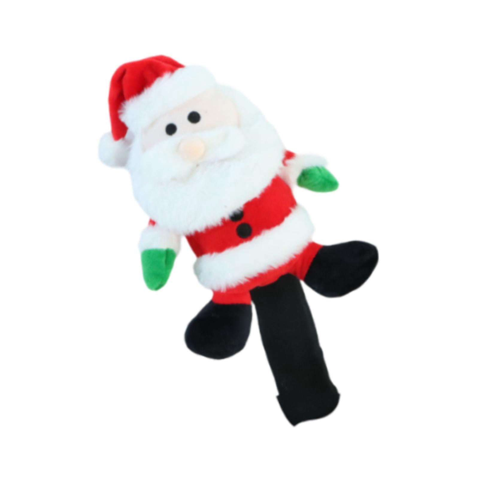 funtasica Golf Wood Driver Headcover Sleeve Lightweight Practical Anti Scratch Golf Cue Protect Case Novelty Golf Shaft Protector Guard Santa Claus