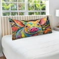 thumbnail image 5 of GZHJMY Cute Colorful Piggy Plush Pillow Case,Zippered Bed Pillow Pillowcases,Super Soft and Cozy Pillowcase Covers for Sleep - Standard Size 20x26in Home Decor, 5 of 7