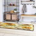thumbnail image 7 of Coolnut Sunflower Butterfly Non-Slip Runner Rug Area Rug Washable Rectangle Rug for Bedroom Living Room Bathroom Hallways 72x24 Inches#72 Home Decor, 7 of 7