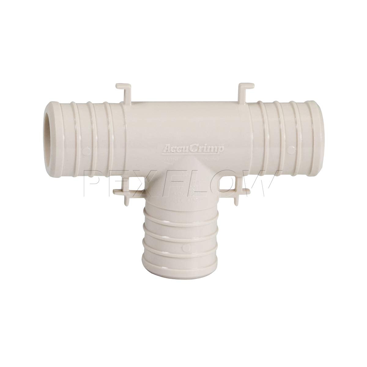 Supply Giant 5-12PPTE Plastic PEX Poly Alloy Tee Barb Pipe Fitting 1/2 Inch Pack of 5