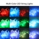 thumbnail image 2 of Guirnalda de luces coloridas con 50 LED que funciona con pilas, resistente al agua y con control remoto para interiores y exteriores, 2 of 7