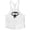 White, variant on Mens Tank Top Muscle Summer Exercise Deep Thin Shoulder Strap Tees Casual Running Belt Training Breathable Vests Black L