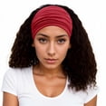 thumbnail image 1 of Fgnfyis Grand Foulard Rétro pour Femmes avec Bande pour Cheveux Mignonne Nouée, Design à la Mode et Polyvalent, Rouge, 1 of 3