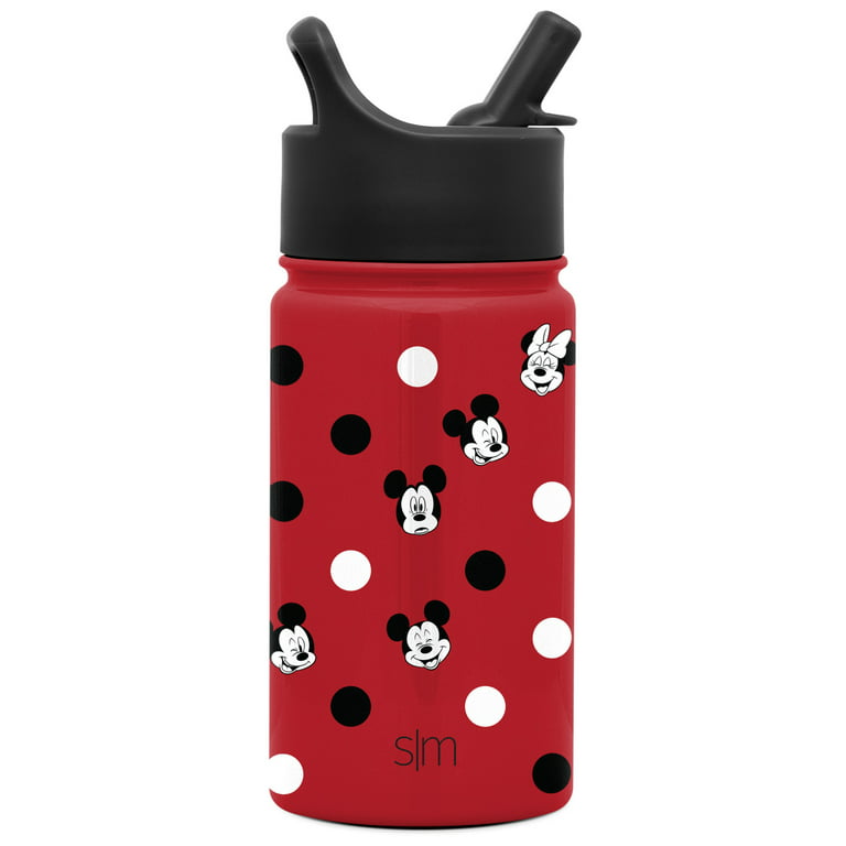 Disney Mickey Mouse 14oz Stainless Steel Summit Kids Water Bottle With  Straw - Simple Modern : Target