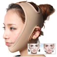 thumbnail image 1 of 2 máscaras de estiramiento facial, máscara de línea V, cinturón de levantamiento de mentón doble, máscara de línea V, vendaje de levantamiento de rostro sin dolor, elimina la flacidez de la piel, reaf Afortunado Sencillez, 1 of 5