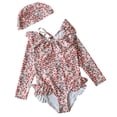 thumbnail image 2 of Girls Swimwear Long Sleeve Backless UPF Beach Bathing Suit for Pool Roleplay1, 2 of 5