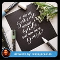 thumbnail image 6 of VersaChalk White Chalk Markers – Set of 2 (1 Fine Tip + 1 Bold Tip), Wet-Erase, Non-Toxic, 6 of 9