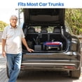 thumbnail image 5 of Yardmaster Clearance 4-Wheel Mobility Scooter, 15Miles Foldable Scooter for Seniors and Adults, 12AH Powered Mobile Wheelchair with Removable Battery, Easy Assembly, 330LBS, Blue, 5 of 11