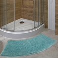 thumbnail image 2 of Bathtub Mat Curved Bath Mat Plush Water Absorbent Household Non Slip Bath Rug Shower Bath Mat for Living Room Laundry Room, 2 of 5