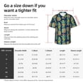 thumbnail image 6 of Lsque Colorful Pineapples pattern Hawaiian Shirt for Men, Unisex Summer Beach Casual Short Sleeve Button Down Shirts-XX-Large, 6 of 9