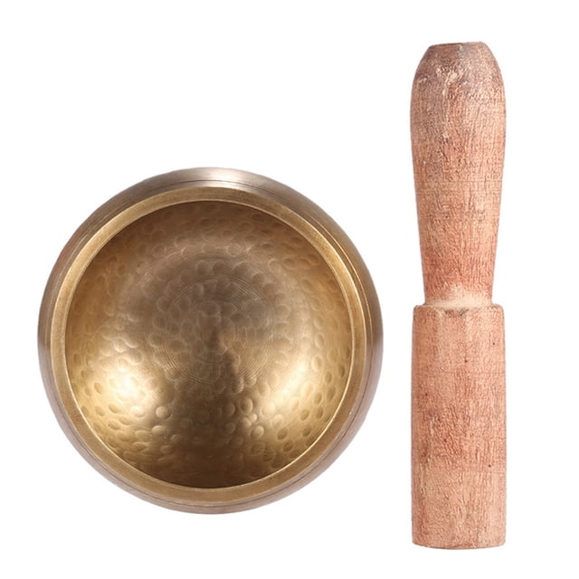 Bol Chantant, Pouce Cloche Tibétaine Cloche Tibétaine Métal 3 Pouces Méditation Tibétaine Relaxation avec R Méditation Eryue Relaxation Outils de Méditation Buzhi