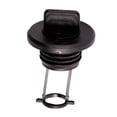 thumbnail image 3 of DimyFew Boat Drain Plug Fits 1 inch Drains Lightweight Replace Parts Accessory Round Black, 3 of 9