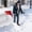Red, variant on YFGEFTR Snow Shovel, Snow Removal Shovel with Ergonomic D-Grip Handle, Large Capacity Shovel for Garden, Car Garage, Home Sidewalk and Camping