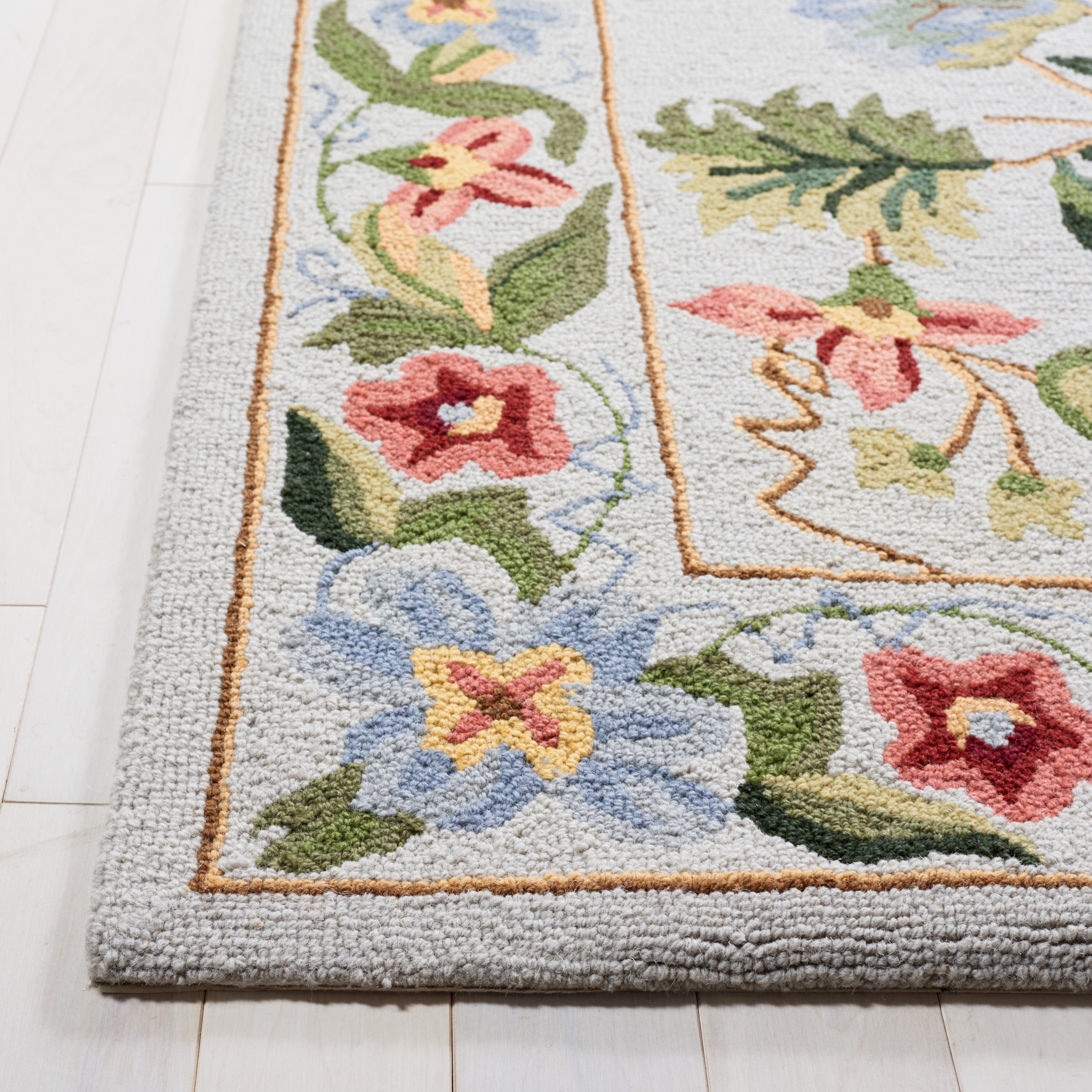 Safavieh Chelsea Gisselle Bordered Wool Area Rug, Gray, 10' x 14'