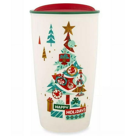 Disney Travel Tumbler - Happy Holidays Starbucks